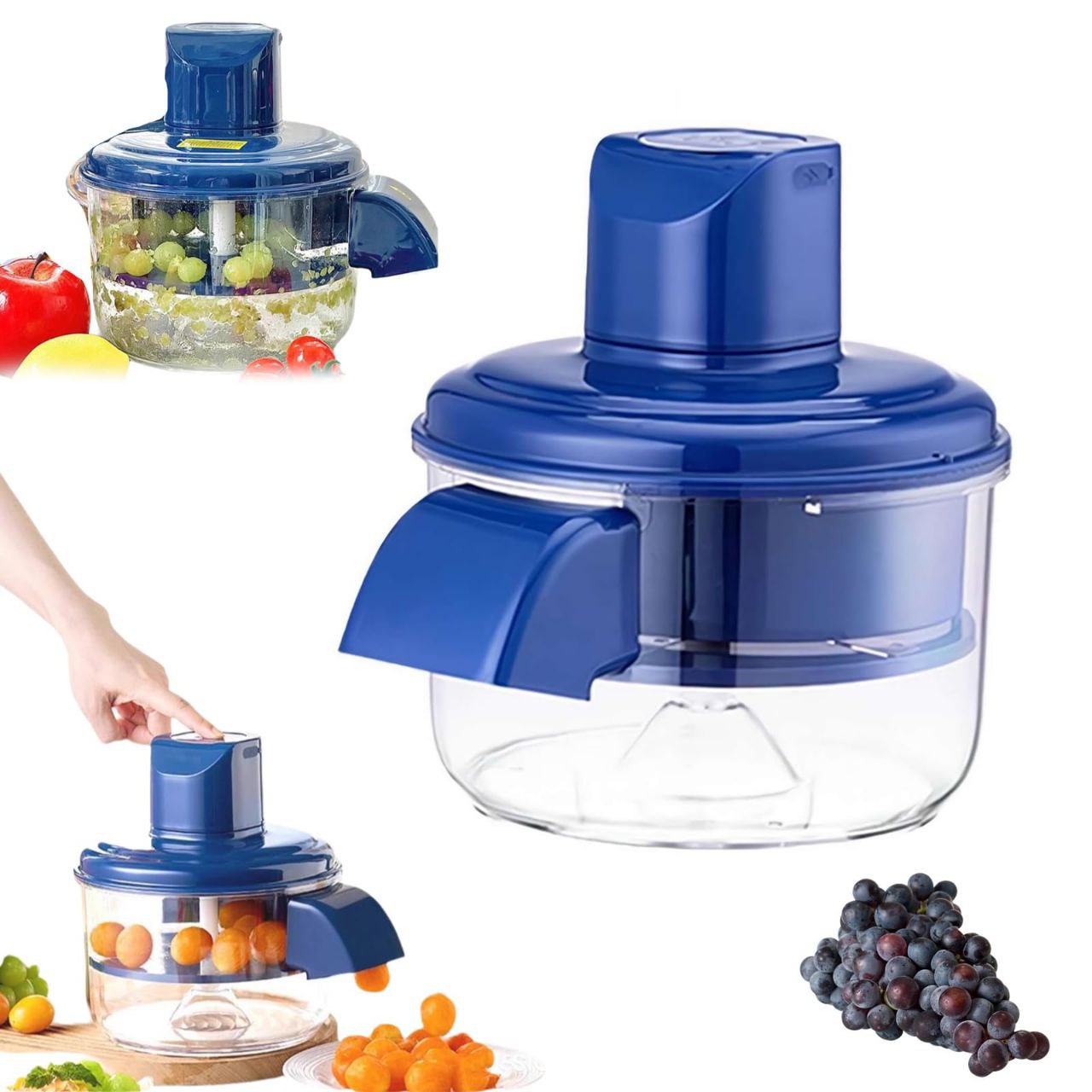 Rechargeable Automatic Fruit & Garlic Peeler – Smart Grape, Tomato & Garlic Peeling Machine