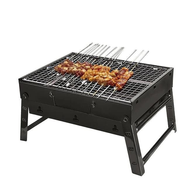 BBQ Grill Maker Big Size 14×17 — ফোল্ডেবল ডিজাইন ও কয়লা রাখার সুবিধা