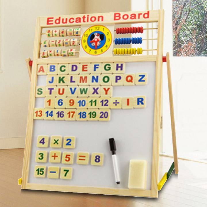 Kids Education Board Magnetic Letters, Numbers, Shape Cards