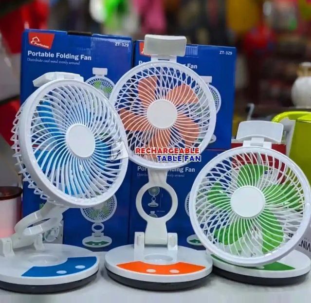 Rechargeable folding fan (ZT-329)