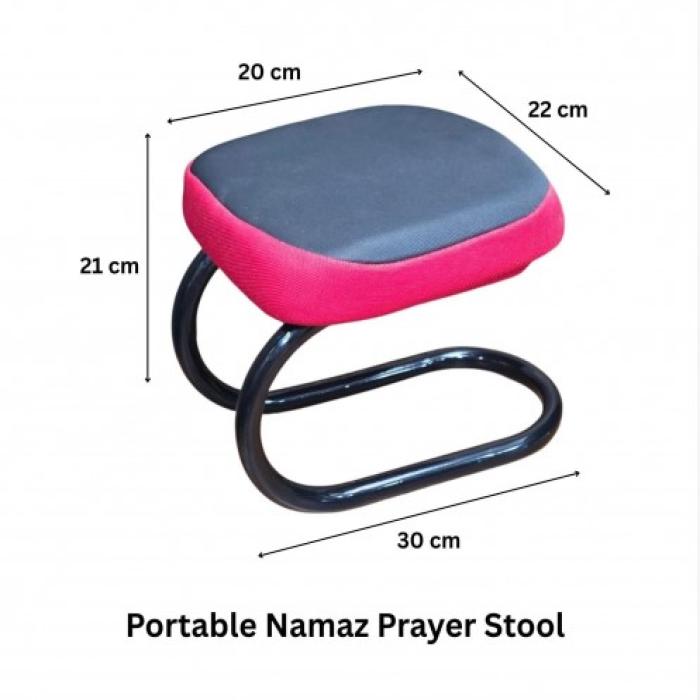 Namaz Prayer Stool Heavy-duty plastic/metal + cushion seat