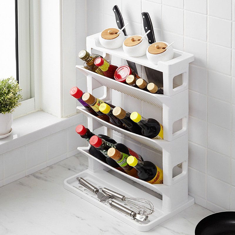 Kitchen 3 Layer Storage Rack | Multi-Purpose Kitchen Organizer Shelf